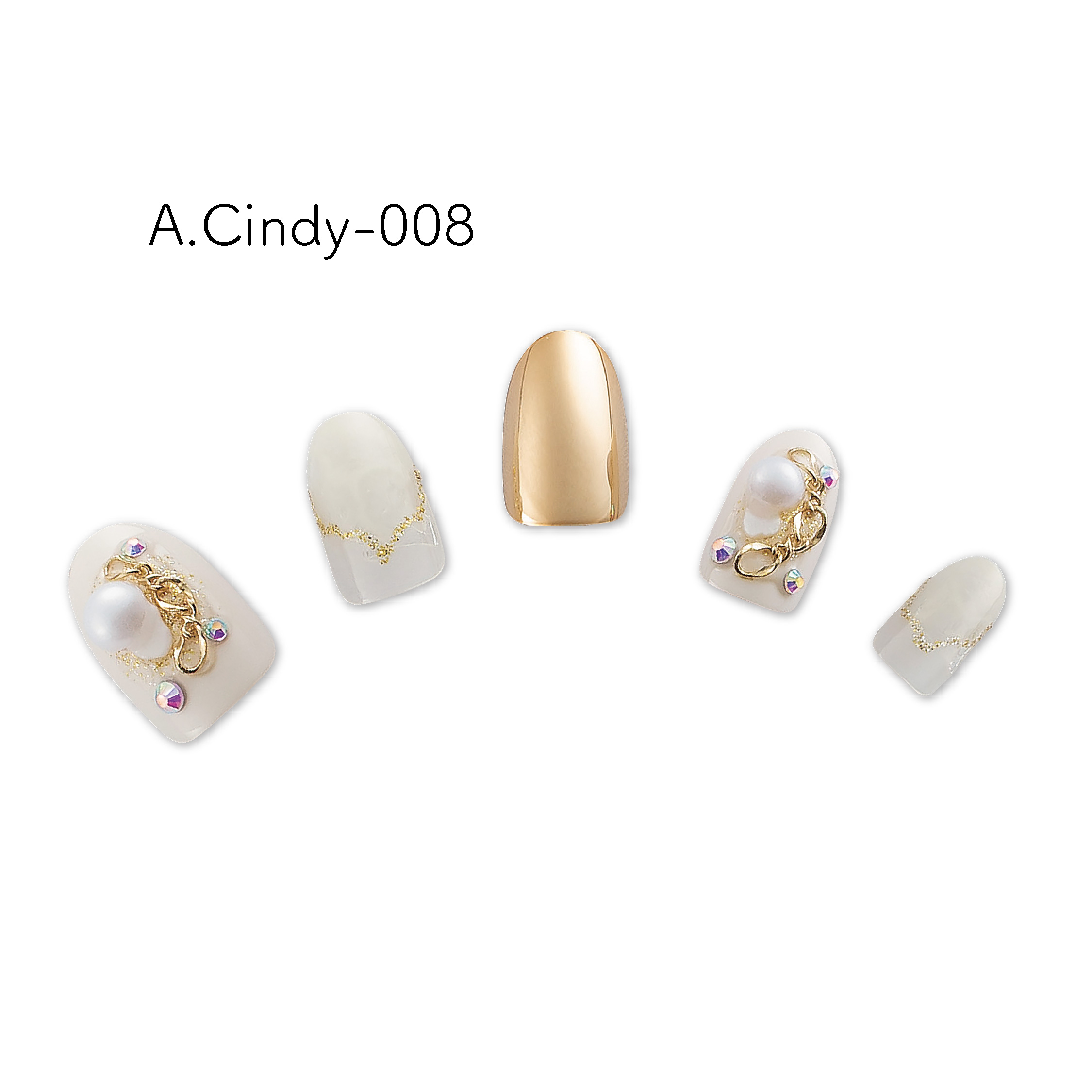 Cindy RICOANG ネイルチップ(A)Cindy-008