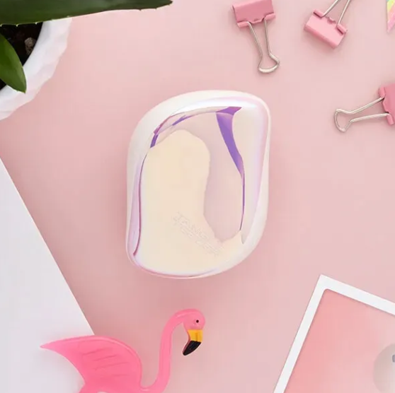 TANGLE TEEZER【タングルティーザー】コンパクトスタイラー ヘアブラシ (ピンクシェル)