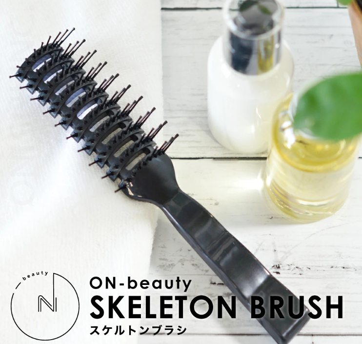 ON-beauty スケルトンブラシ ブラック